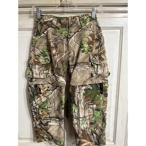 Game Winner Camo Camouflage Hunting Cargo Pants Boys Size Small